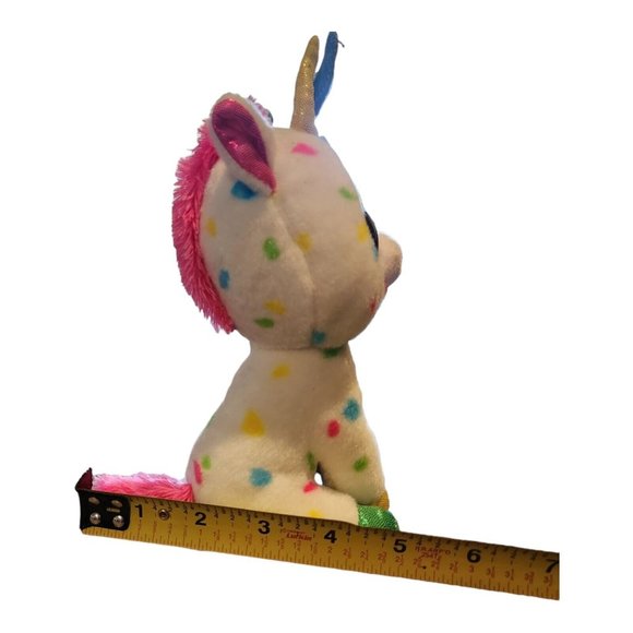 Ty Beanie Boos Unicorn Harmonie 6" NWT Colorful Bright Basket Stuffer Gift 2018 - Picture 16 of 16